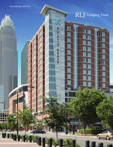 Thumbnail RLJ Lodging Trust Annual Report 2015
