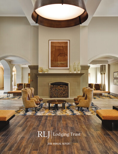 Thumbnail RLJ Lodging Trust Annual Report 2018