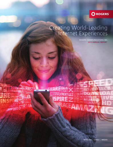Thumbnail Rogers Communication Annual Report 2012