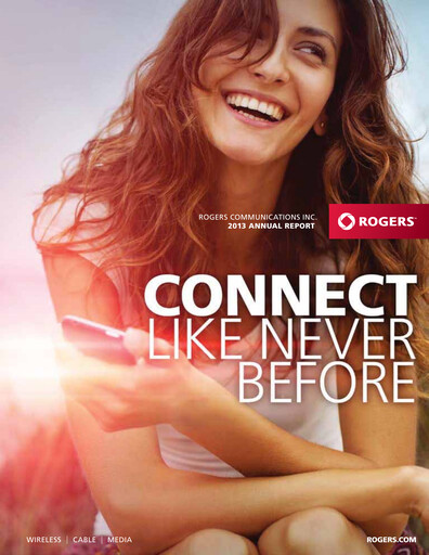 Thumbnail Rogers Communication Annual Report 2013