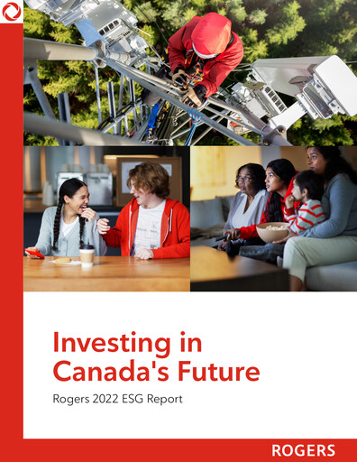 Thumbnail Rogers Communication ESG Report 2022