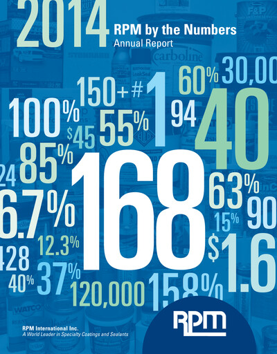 Thumbnail RPM International
 Annual Report 2014