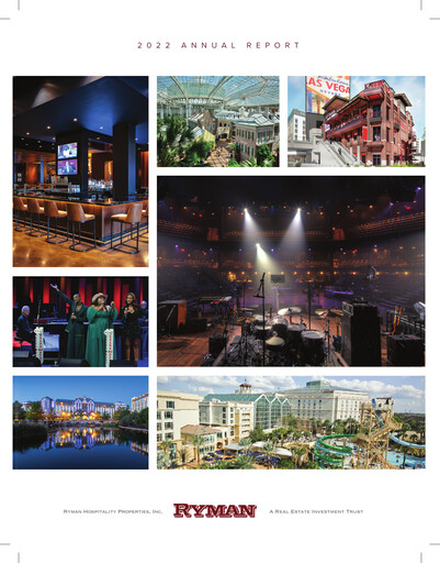 Thumbnail Ryman Hospitality Properties Annual Report 2022