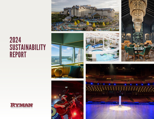 Thumbnail Ryman Hospitality Properties Sustainability Report 2024