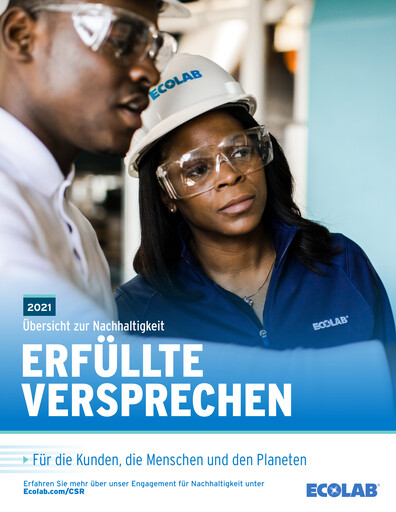 Miniature Ecolab Rapport de durabilité 2021