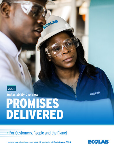 Miniature Ecolab Rapport de durabilité 2021