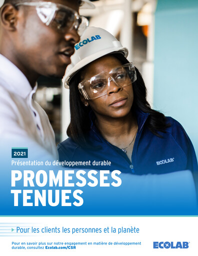 Miniature Ecolab Rapport de durabilité 2021