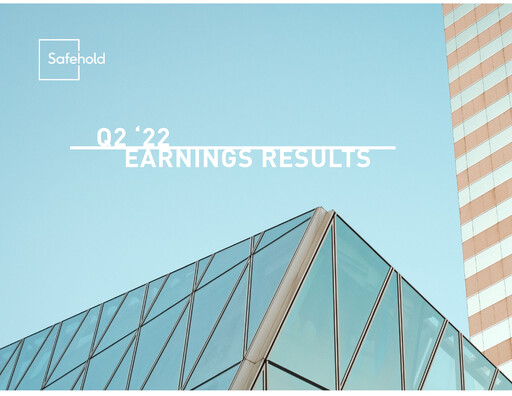 Thumbnail Safehold
 Quarterly Report 2022-q2
