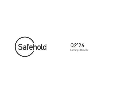 Thumbnail Safehold
 Quarterly Report 2026-q2