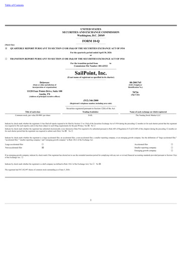 Thumbnail SailPoint Quarterly Report 2027-q1