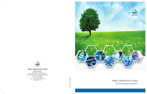 Thumbnail Astec Lifesciences
 Annual Report 2016-2017