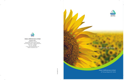 Thumbnail Astec Lifesciences
 Annual Report 2017-2018