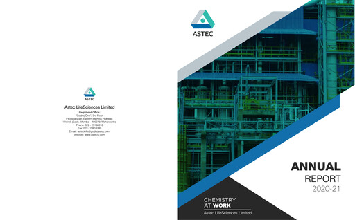 Thumbnail Astec Lifesciences
 Annual Report 2020-2021