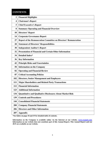 Thumbnail Ryanair Annual Report 2013