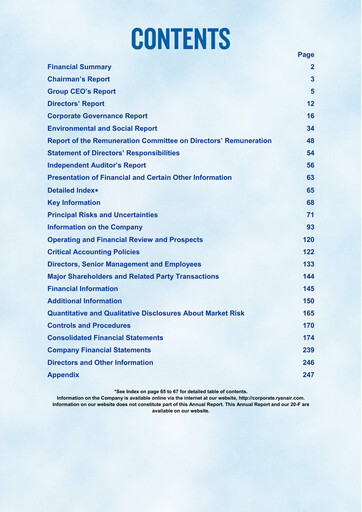 Thumbnail Ryanair Annual Report 2020