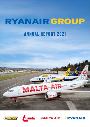 Thumbnail Ryanair Annual Report 2021