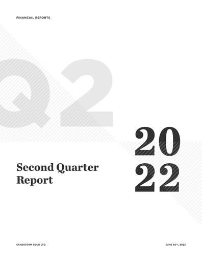 Thumbnail Sandstorm Gold Quarterly Report 2022-q2