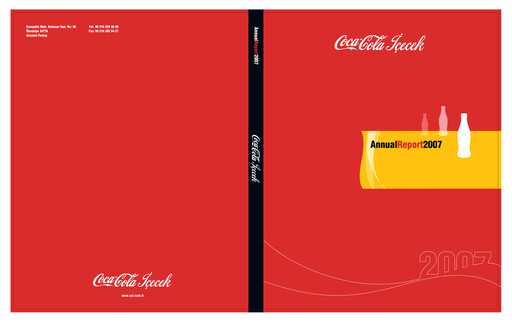 Thumbnail Coca-Cola İçecek
 Annual Report 2007