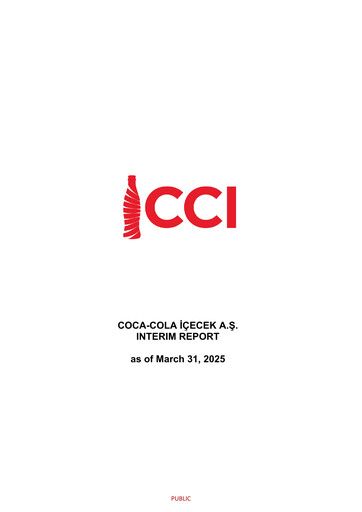 Thumbnail Coca-Cola İçecek
 Quarterly Report 2025-q1