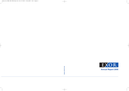 Thumbnail Exor
 Annual Report 2008