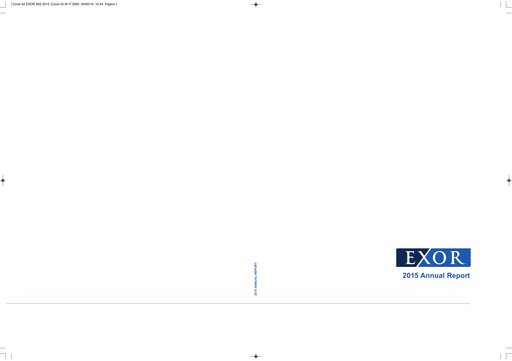 Thumbnail Exor
 Annual Report 2015