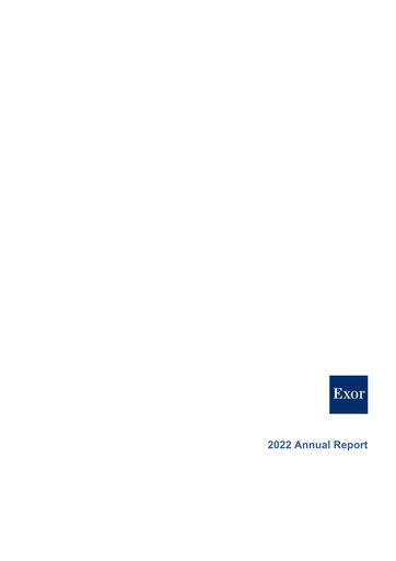 Thumbnail Exor
 Annual Report 2022