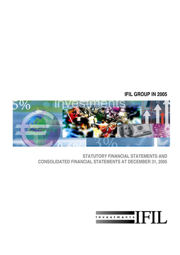 Thumbnail Exor
 Financial Statement 2005