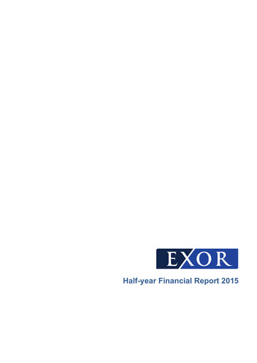 Vorschaubild Exor
 Halbjahresbericht 2015-h1