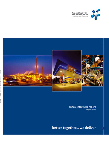 Thumbnail Sasol Annual Report fy2012