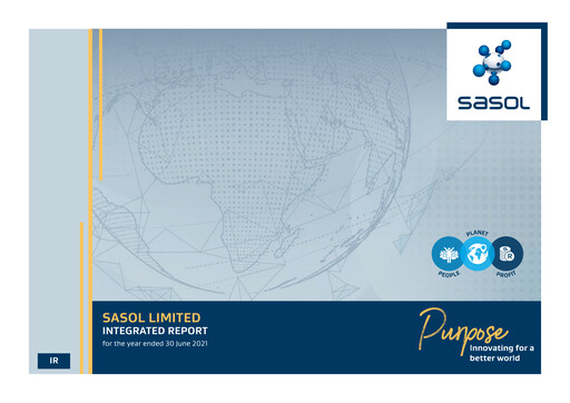Thumbnail Sasol Annual Report fy2021