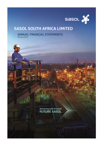Thumbnail Sasol Financial Statement 2022