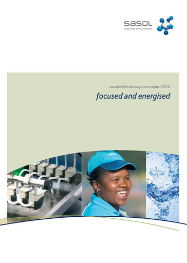 Thumbnail Sasol Sustainability Report 2010
