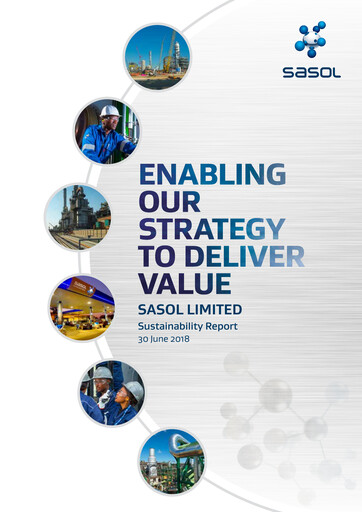 Thumbnail Sasol Sustainability Report fy2018