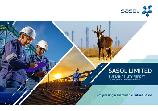 Thumbnail Sasol Sustainability Report fy2023