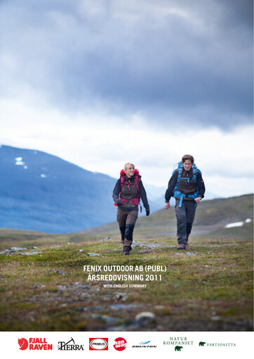Thumbnail Fenix Outdoor Annual Report 2011