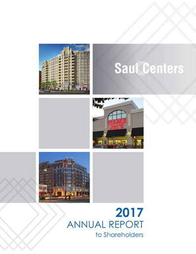 Thumbnail Saul Centers Annual Report 2017