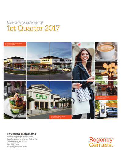 Thumbnail Regency Centers
 Quarterly Report 2017-q1
