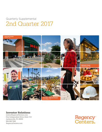 Thumbnail Regency Centers
 Quarterly Report 2017-q2