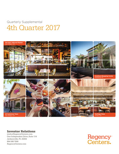 Thumbnail Regency Centers
 Quarterly Report 2017-q4