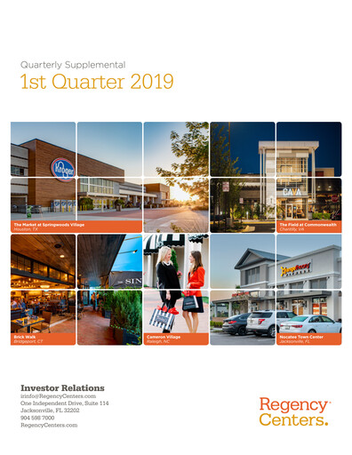 Thumbnail Regency Centers
 Quarterly Report 2019-q1