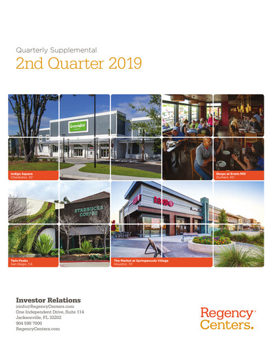Thumbnail Regency Centers
 Quarterly Report 2019-q2