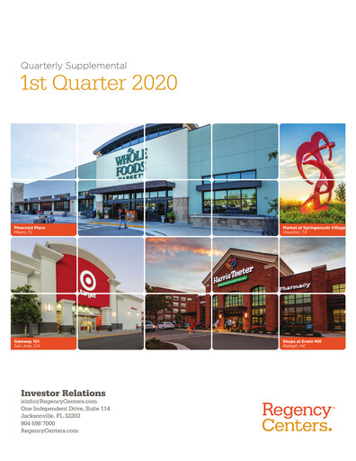 Thumbnail Regency Centers
 Quarterly Report 2020-q1