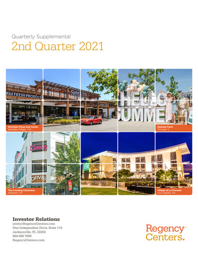 Thumbnail Regency Centers
 Quarterly Report 2021-q2