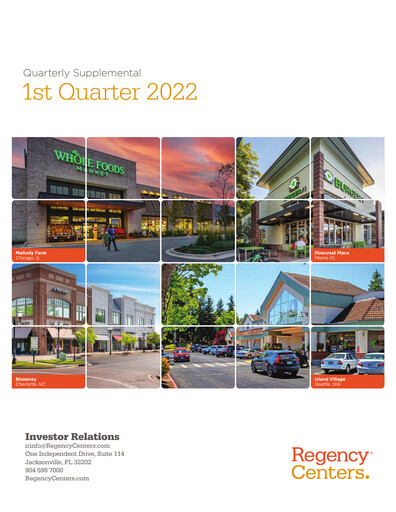 Thumbnail Regency Centers
 Quarterly Report 2022-q1