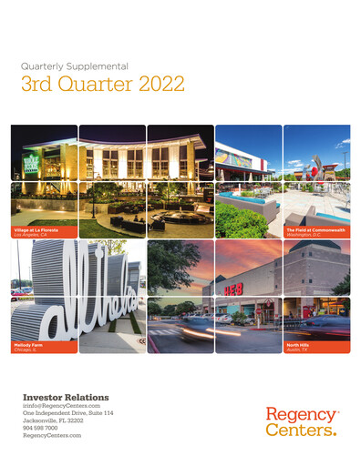 Thumbnail Regency Centers
 Quarterly Report 2022-q3