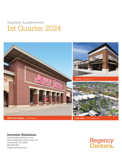 Thumbnail Regency Centers
 Quarterly Report 2024-q1