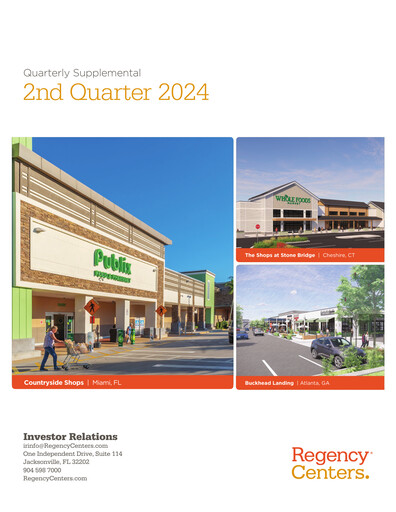 Thumbnail Regency Centers
 Quarterly Report 2024-q2