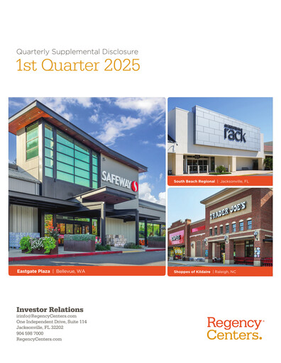 Thumbnail Regency Centers
 Quarterly Report 2025-q1