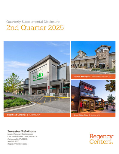 Thumbnail Regency Centers
 Quarterly Report 2025-q2