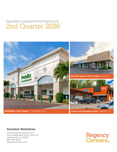 Thumbnail Regency Centers
 Quarterly Report 2026-q2